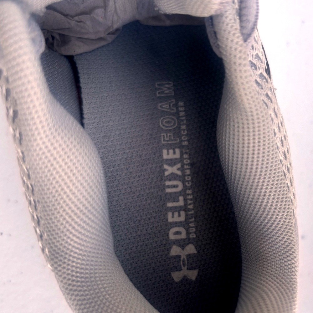 Under Armour Charged Pursuit 3 Women 6.5 Gray Running Shoes Mesh Sneaker - Picture 13 of 13